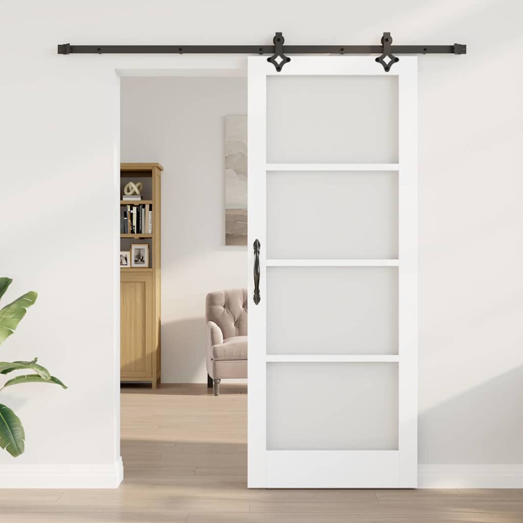 Slankios durys ORKDAL Balta ir juoda 83 x 211 cm