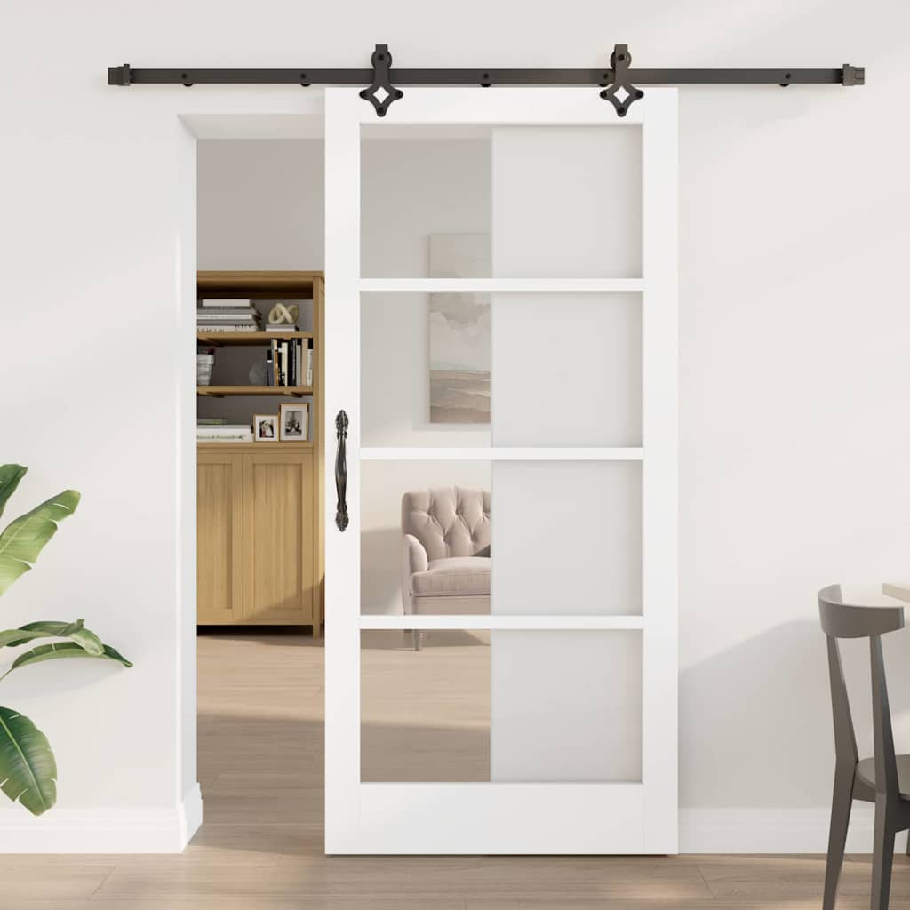 Slankios durys ORKDAL Balta ir juoda 93 x 202 cm