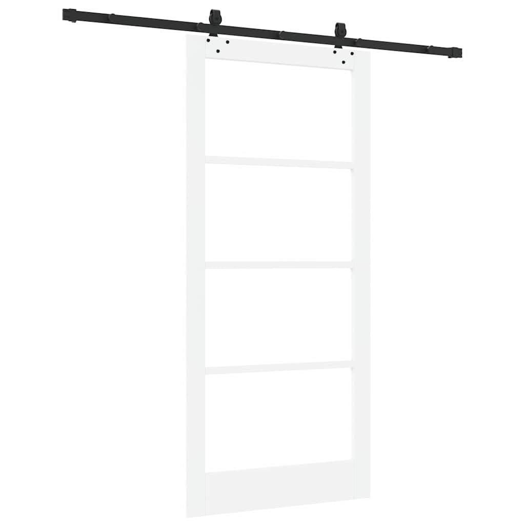 Slankios durys ORKDAL Balta ir juoda 93 x 202 cm