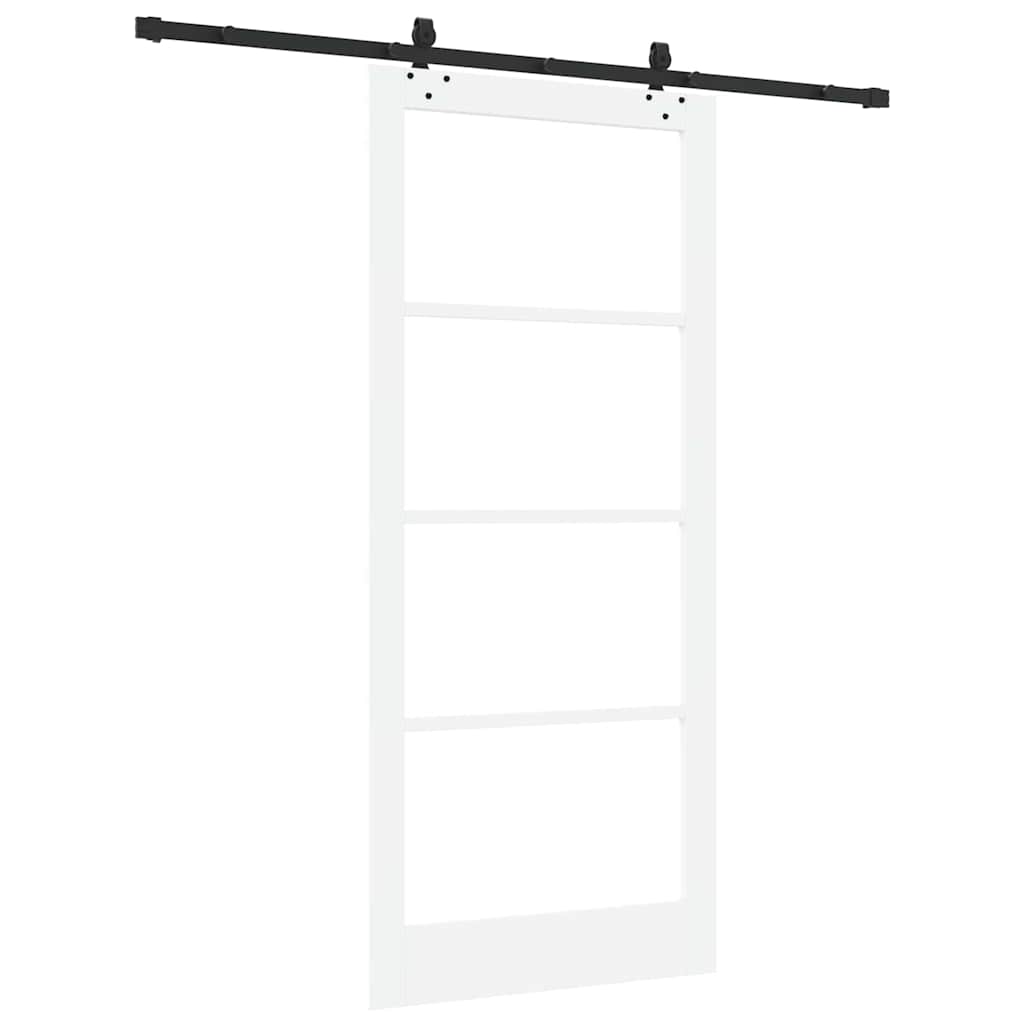 Slankios durys ORKDAL Balta ir juoda 93 x 211 cm