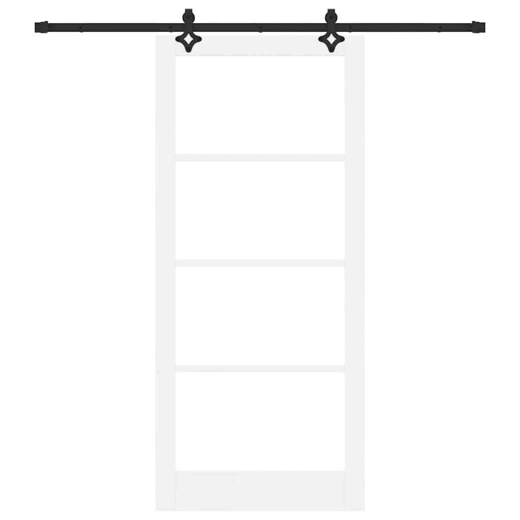 Slankios durys ORKDAL Balta ir juoda 93 x 211 cm