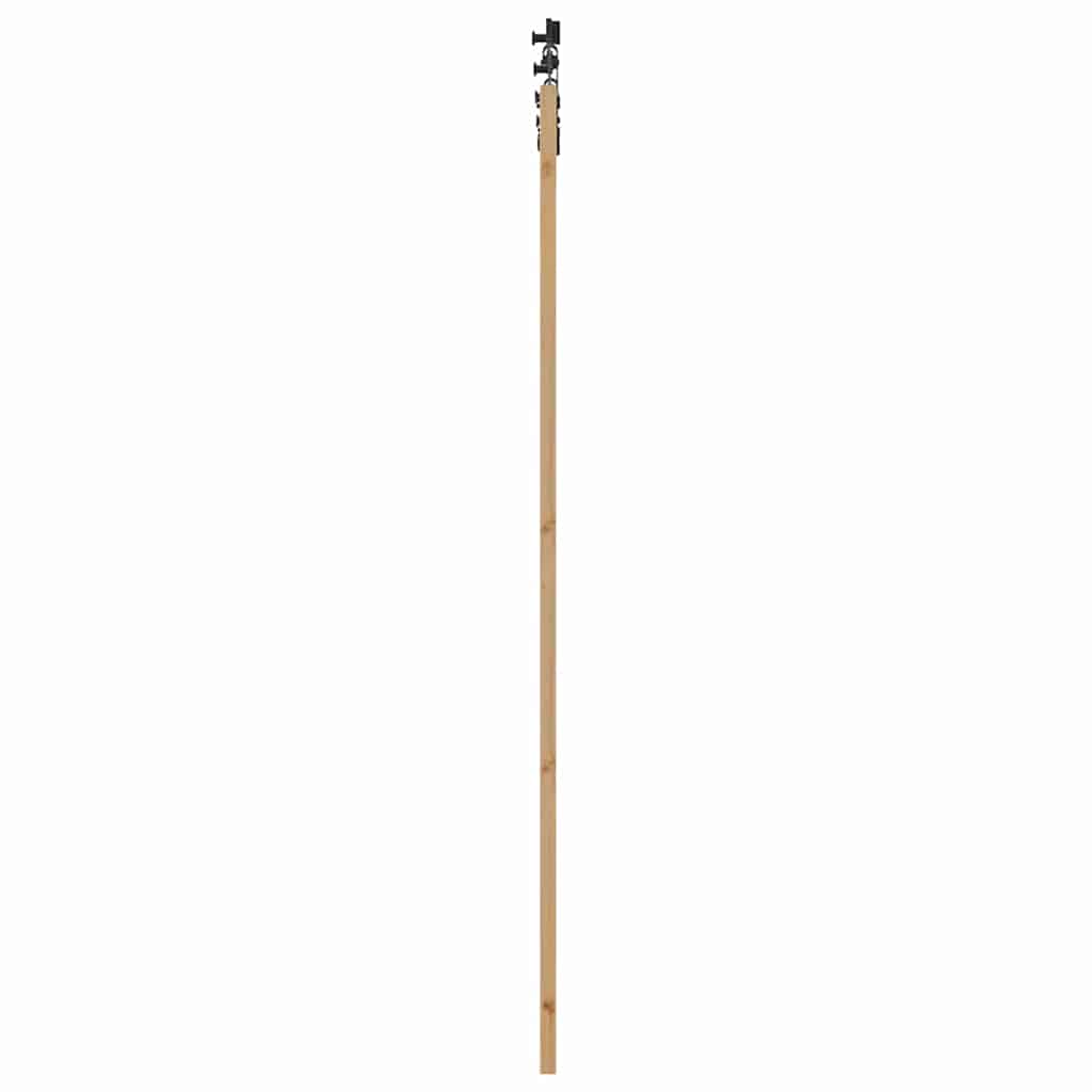 Bīdāmās durvis ORKDAL, dabīgs/melns, 93x232 cm
