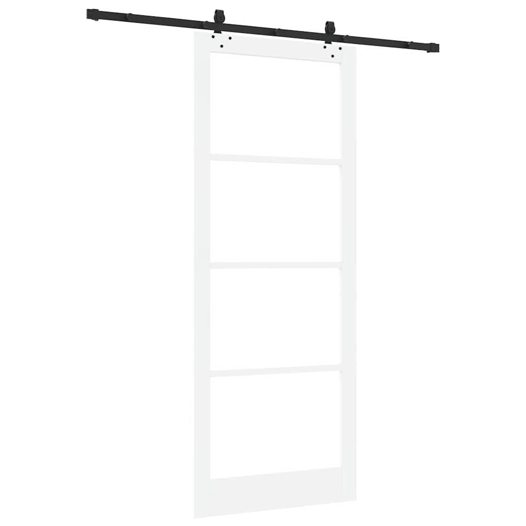 Slankios durys ORKDAL Balta ir juoda 93 x 232 cm
