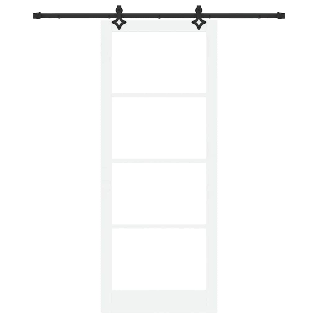 Slankios durys ORKDAL Balta ir juoda 93 x 232 cm