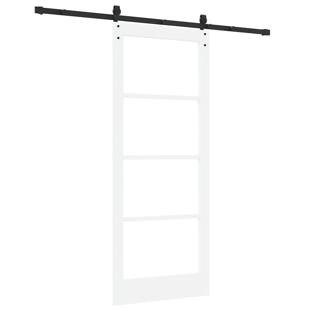 Slankios durys Balta ir juoda 83 x 202 cm