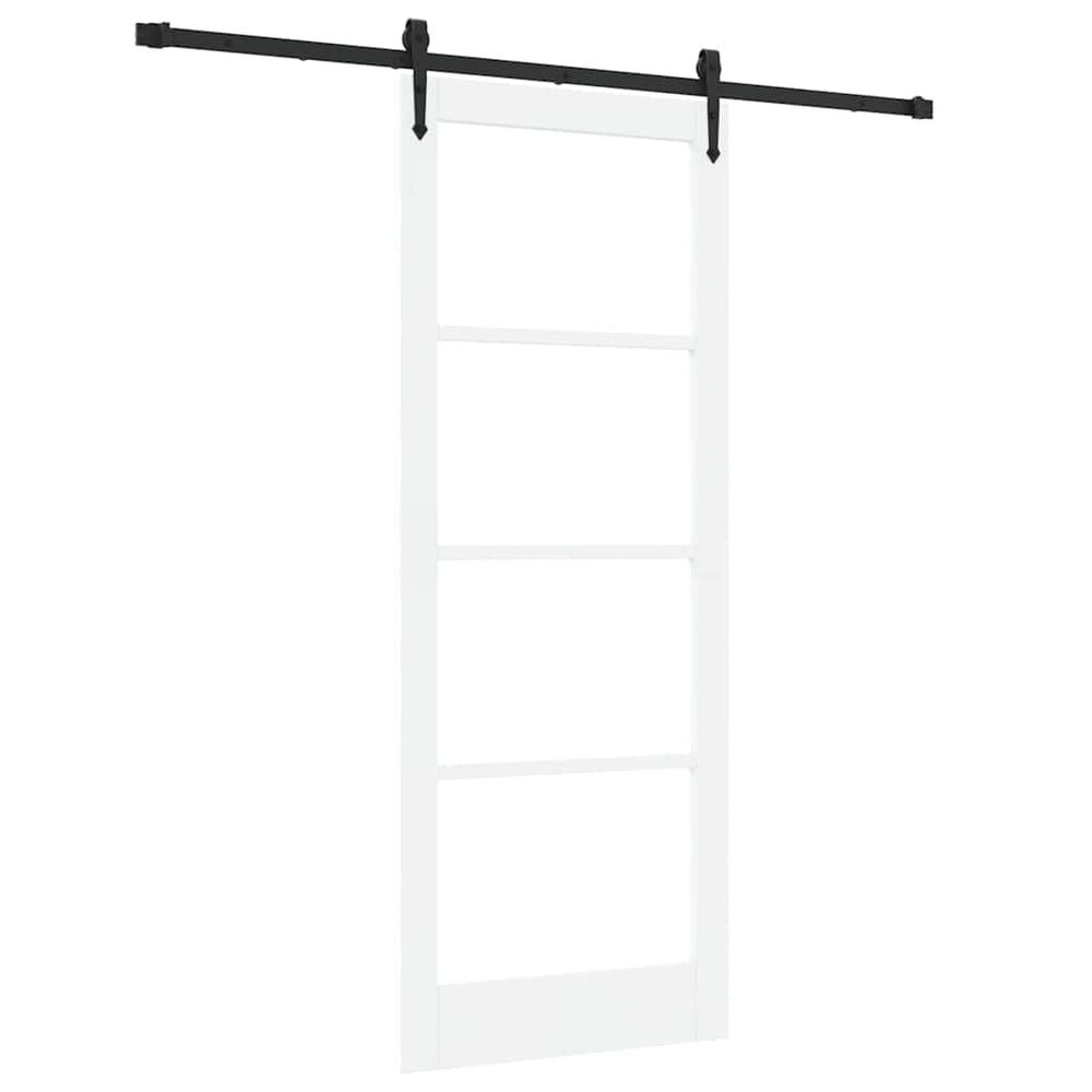 Slankios durys Balta ir juoda 83 x 211 cm