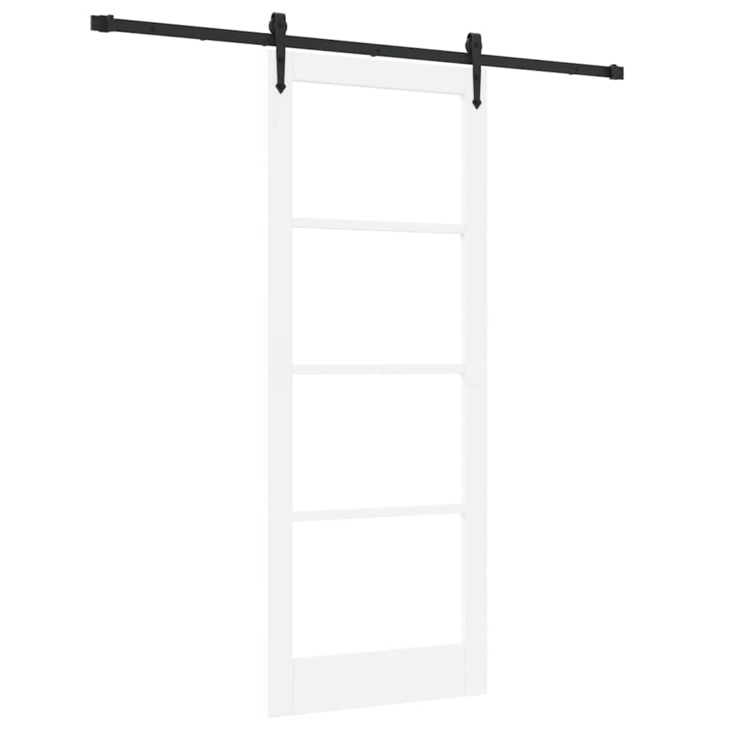 Slankios durys Balta ir juoda 83 x 211 cm