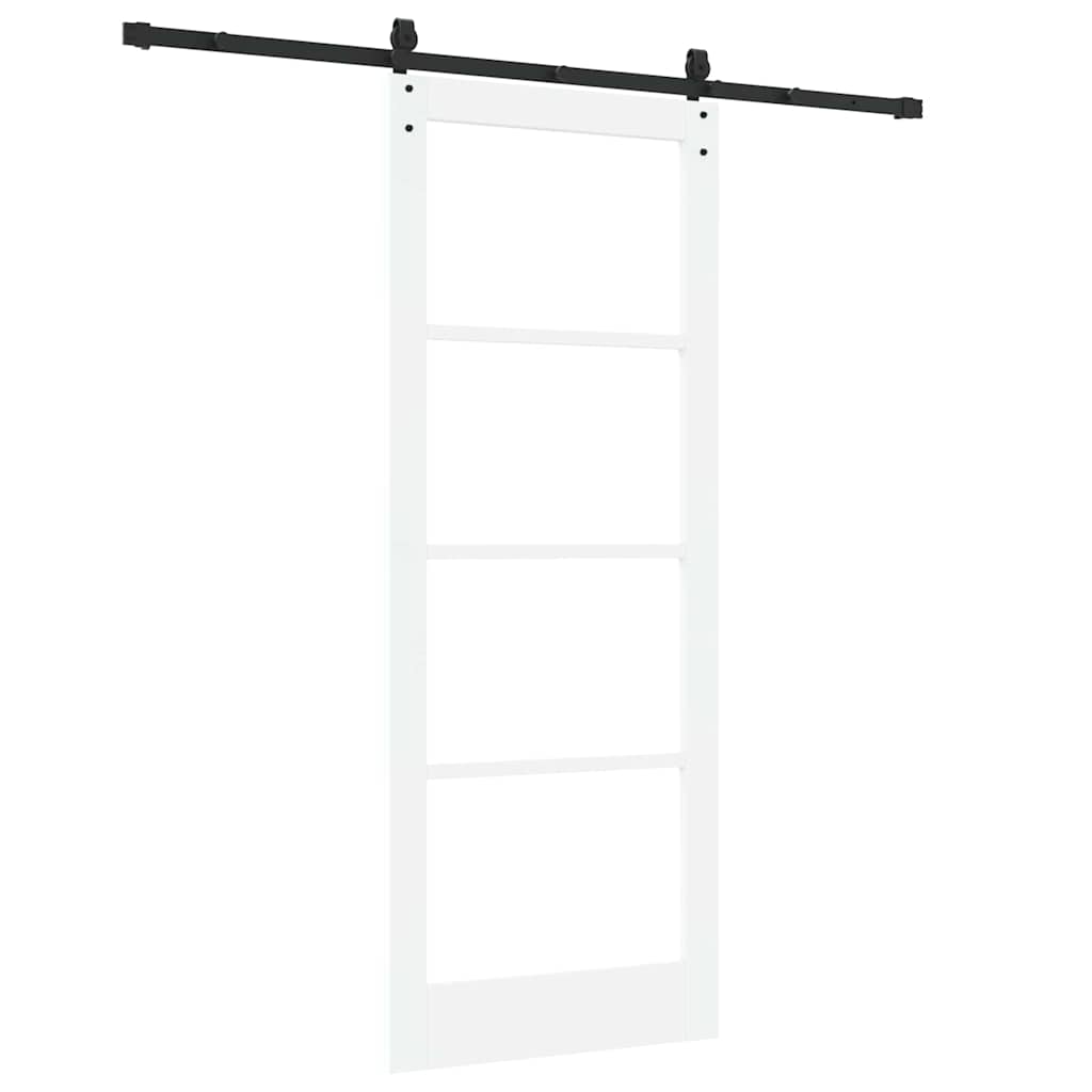 Slankios durys Balta ir juoda 83 x 211 cm