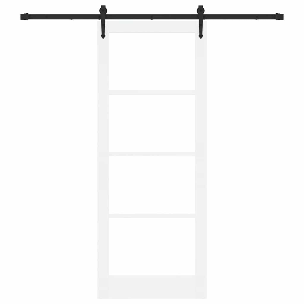 Slankios durys Balta ir juoda 83 x 211 cm