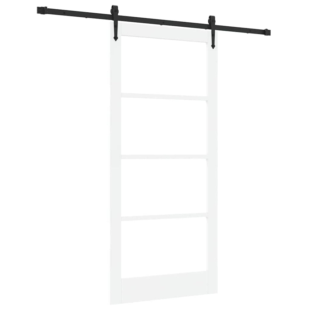Slankios durys Balta ir juoda 93 x 202 cm