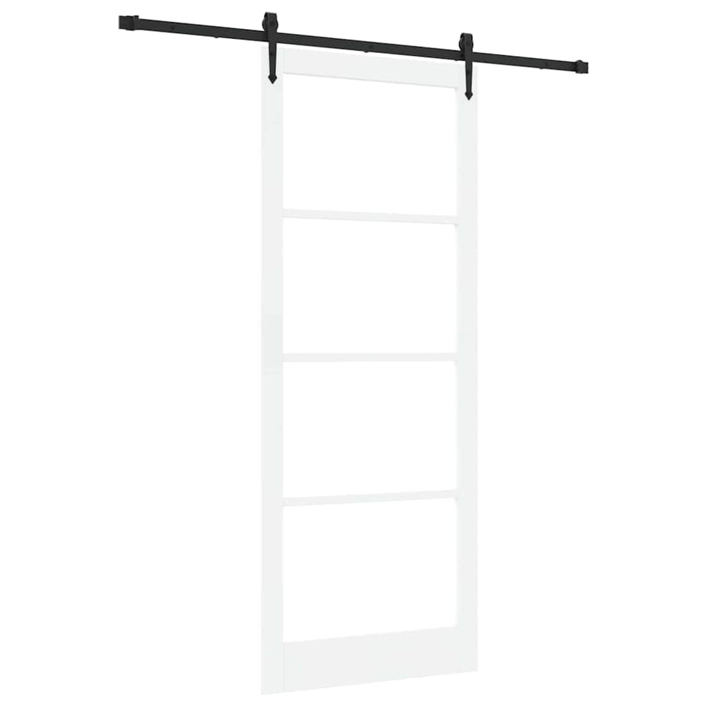 Slankios durys Balta ir juoda 93 x 232 cm