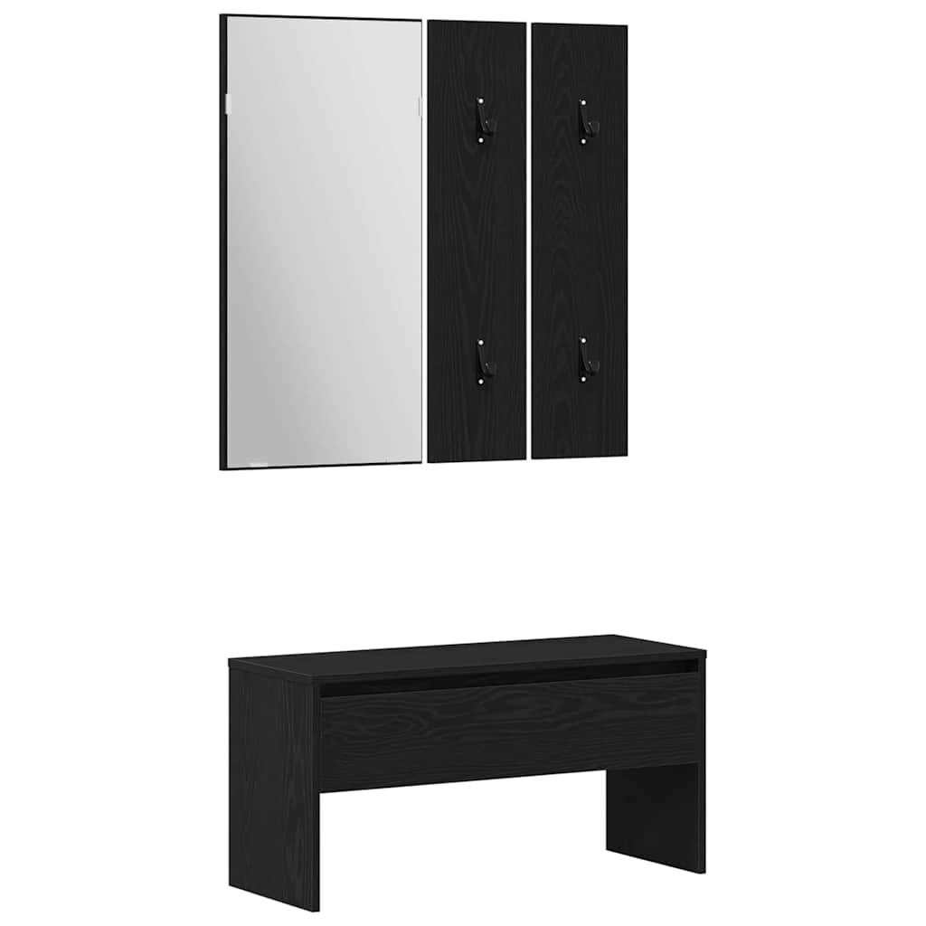 Prieškambario baldų komplektas 5 pcs Apdirbta mediena