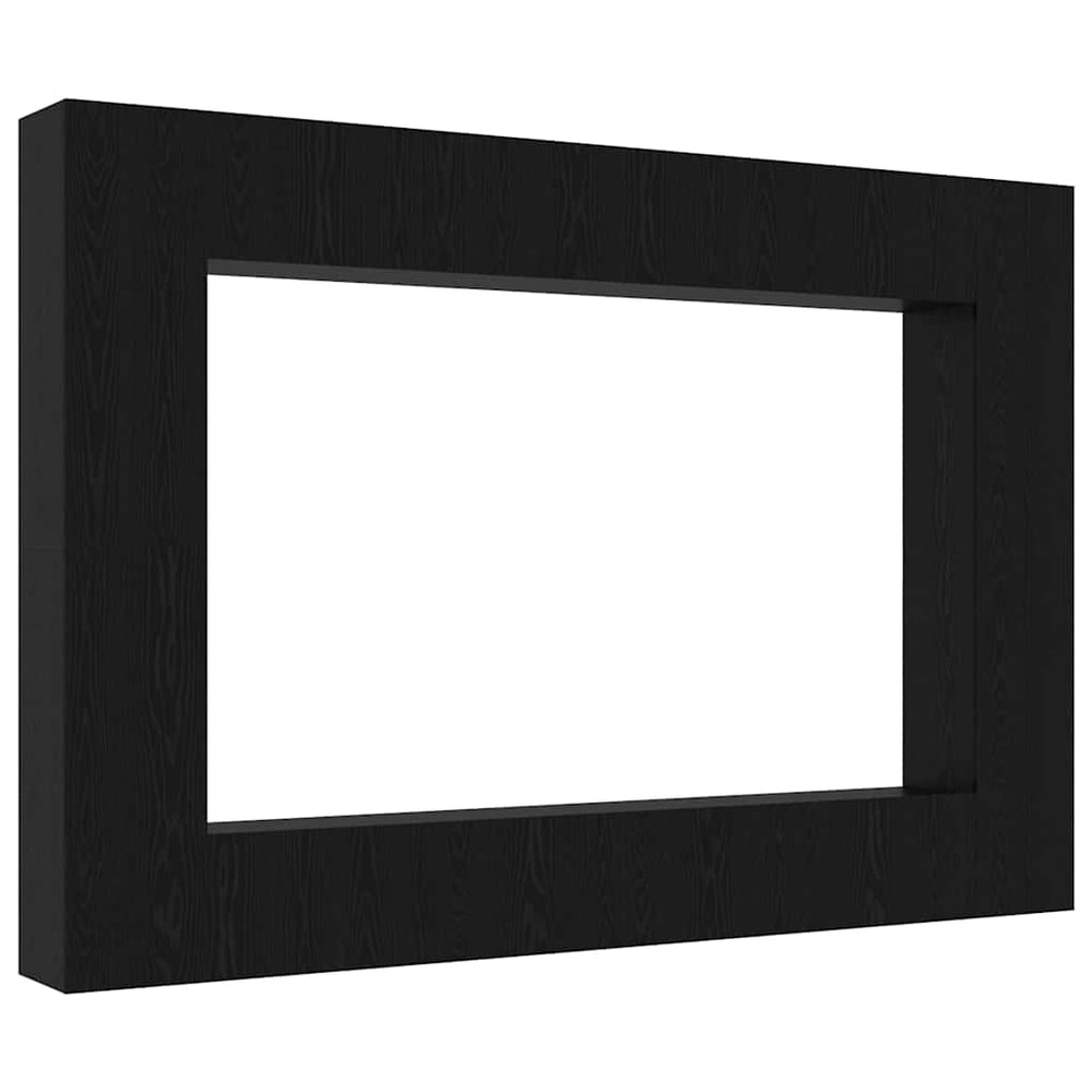 TV spintelių komplektas 8 pcs Juodas ąžuolas 100 x 30 x 30 cm
