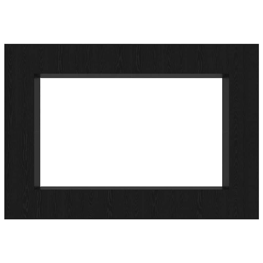 TV spintelių komplektas 8 pcs Juodas ąžuolas 100 x 30 x 30 cm
