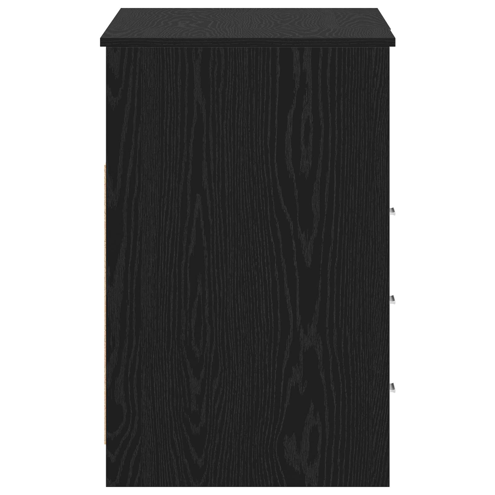 Stalas 2 pcs juoda ąžuolo 140 x 50 x 76 cm Apdirbta mediena