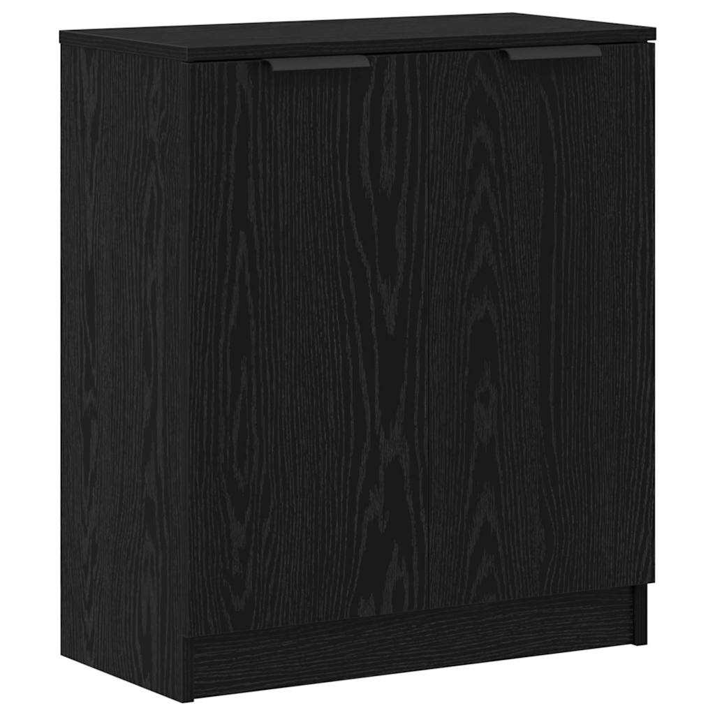 Kabalas 3 pcs juoda ąžuolo 121 x 30 x 70 cm Apdirbta mediena