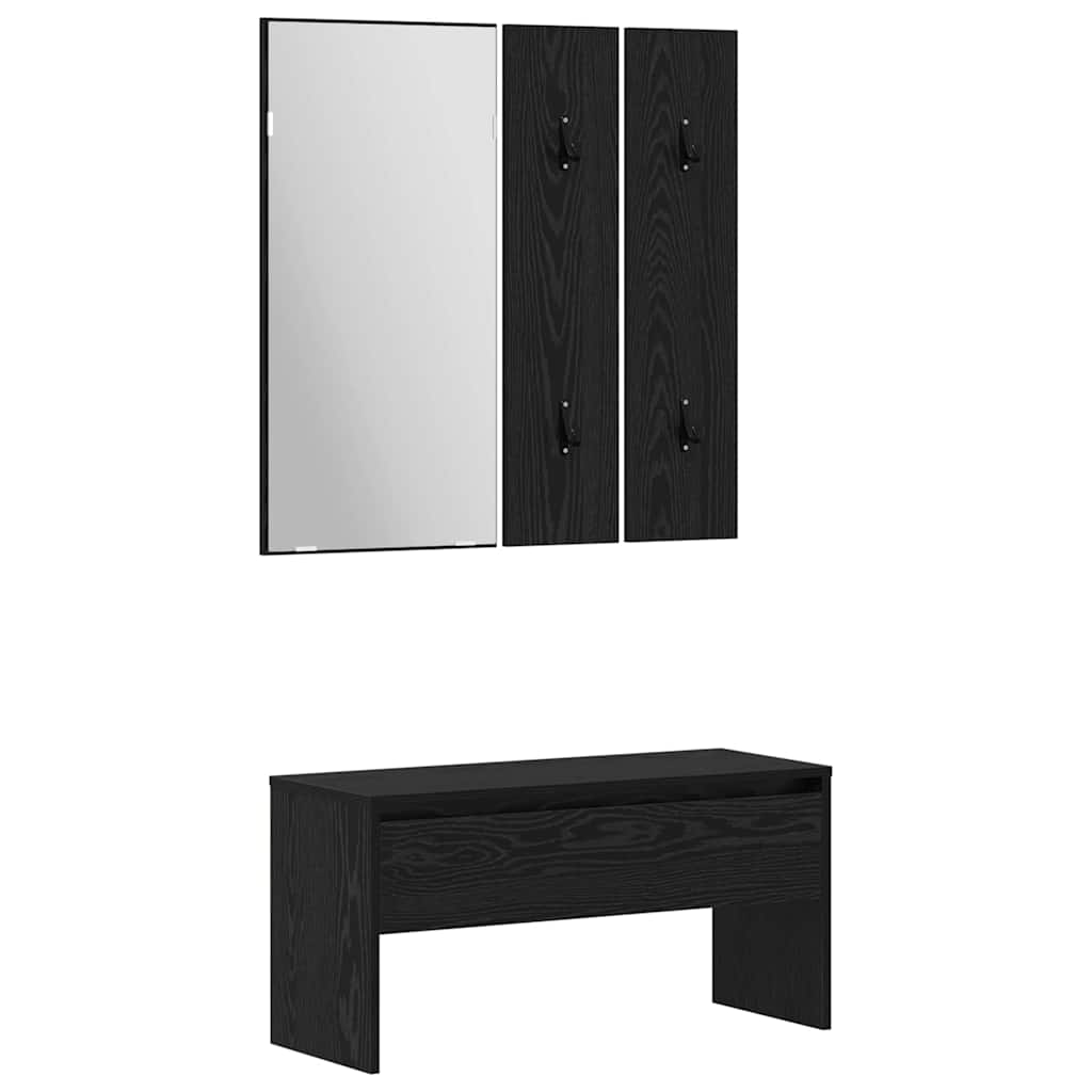 Prieškambario baldų komplektas 6 pcs Apdirbta mediena