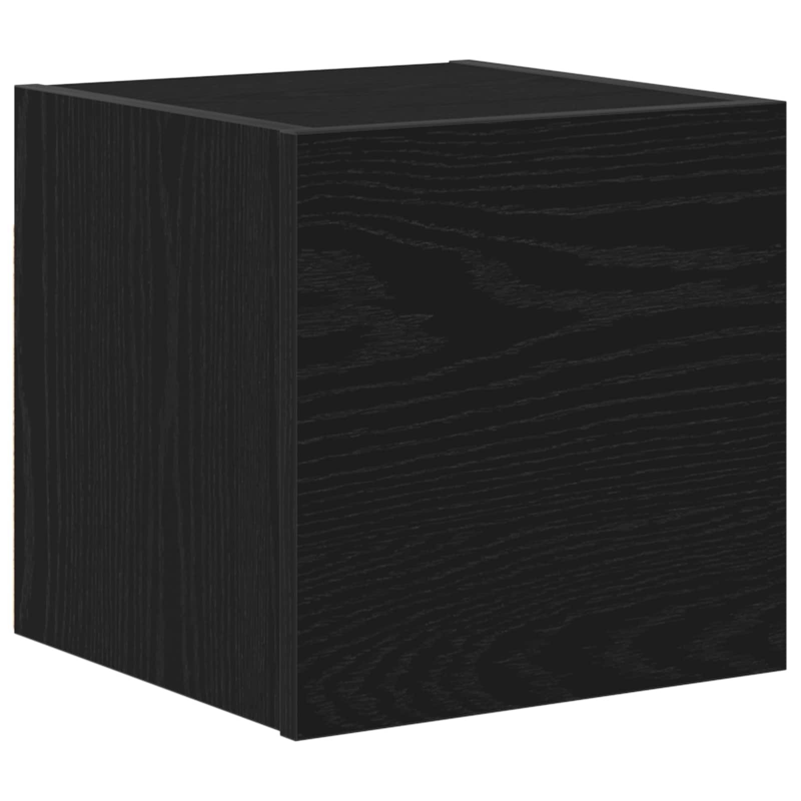 TV spintelių komplektas 7 pcs Juodas ąžuolas 100 x 30 x 30 cm