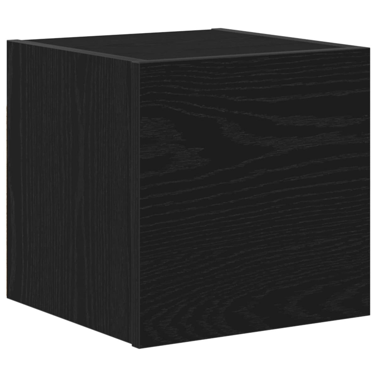 TV spintelių komplektas 7 pcs Juodas ąžuolas 100 x 30 x 30 cm
