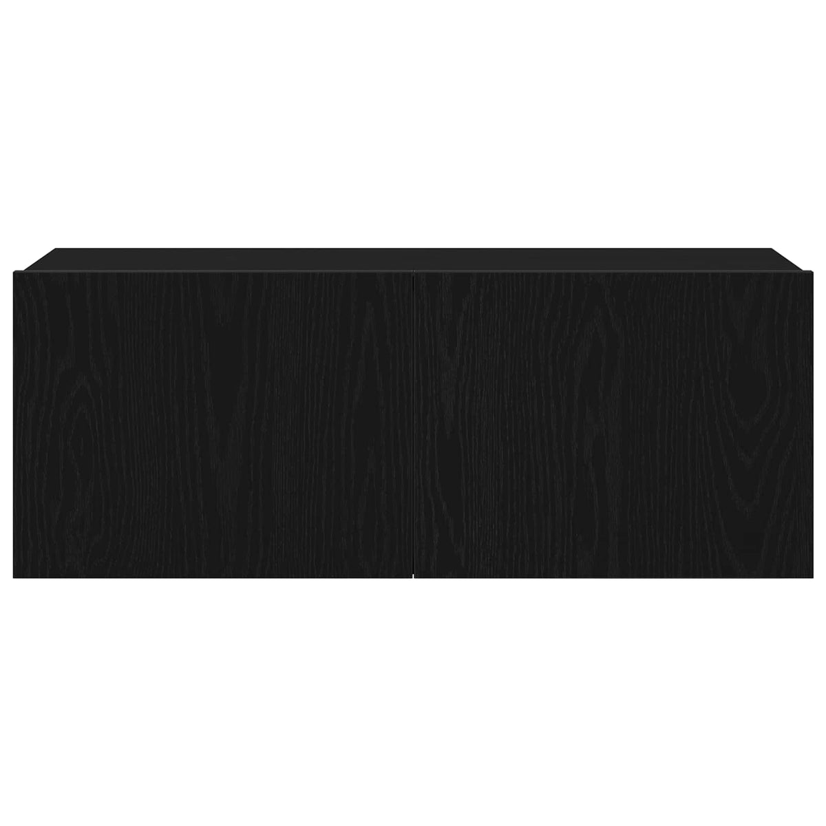 TV spintelių komplektas 7 pcs Juodas ąžuolas 100 x 30 x 30 cm