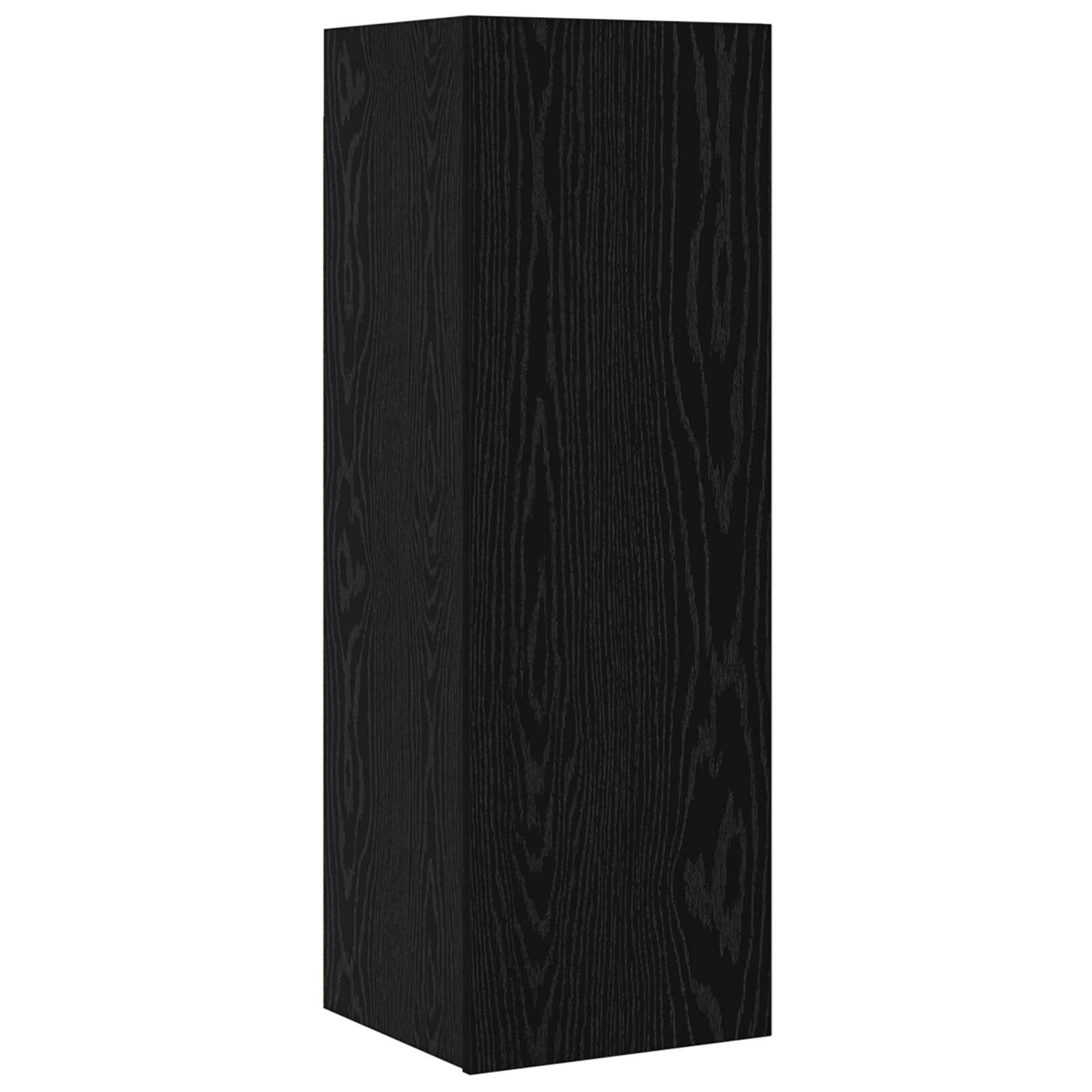 TV spintelių komplektas 6 pcs Juodas ąžuolas 100 x 30 x 30 cm