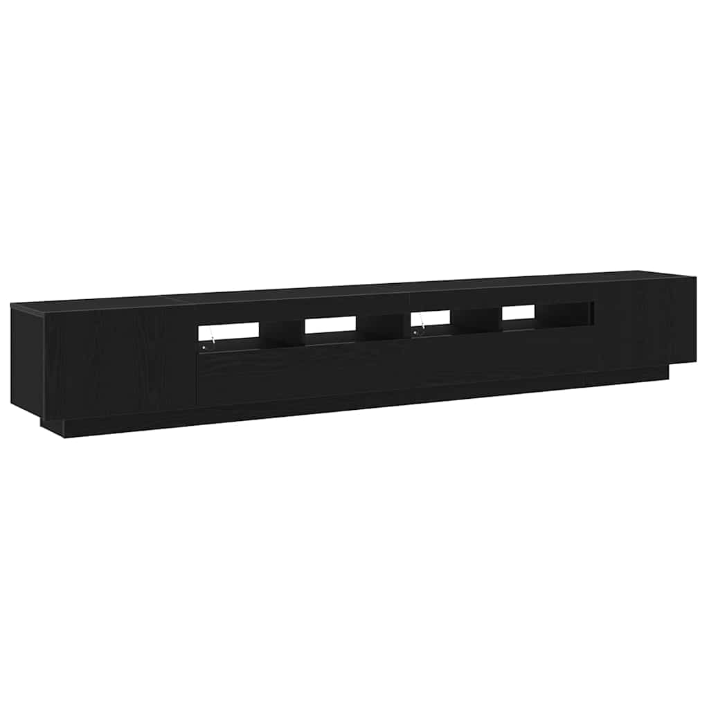 TV spintelių komplektas 3 pcs Juoda 260 x 35 x 40 cm