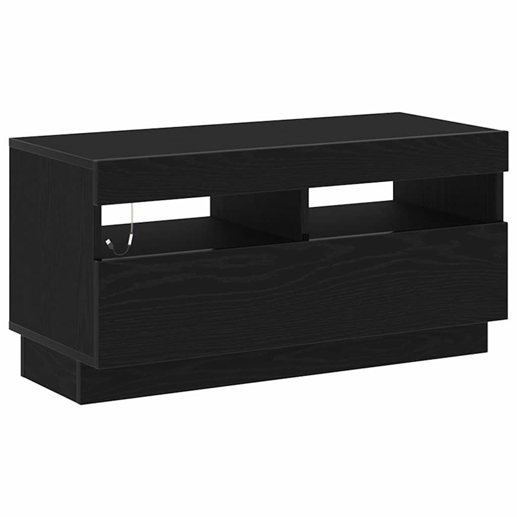 TV spintelių komplektas 3 pcs Juoda 260 x 35 x 40 cm