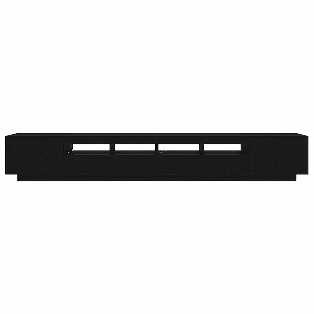 TV spintelių komplektas 3 pcs Juoda 260 x 35 x 40 cm