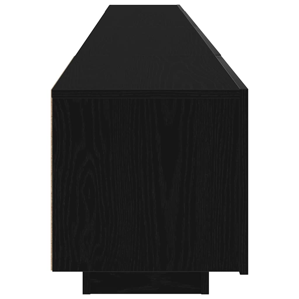 TV spintelių komplektas 3 pcs Juoda 260 x 35 x 40 cm