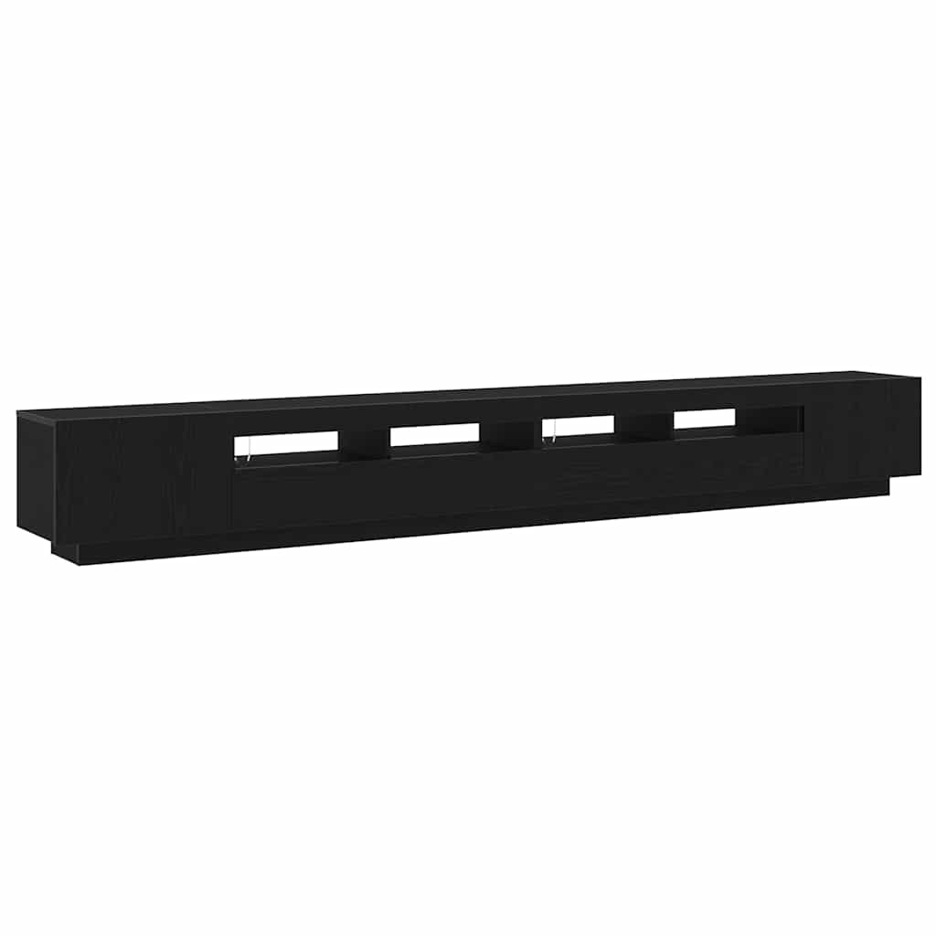 TV spintelių komplektas 3 pcs Juoda 300 x 35 x 40 cm