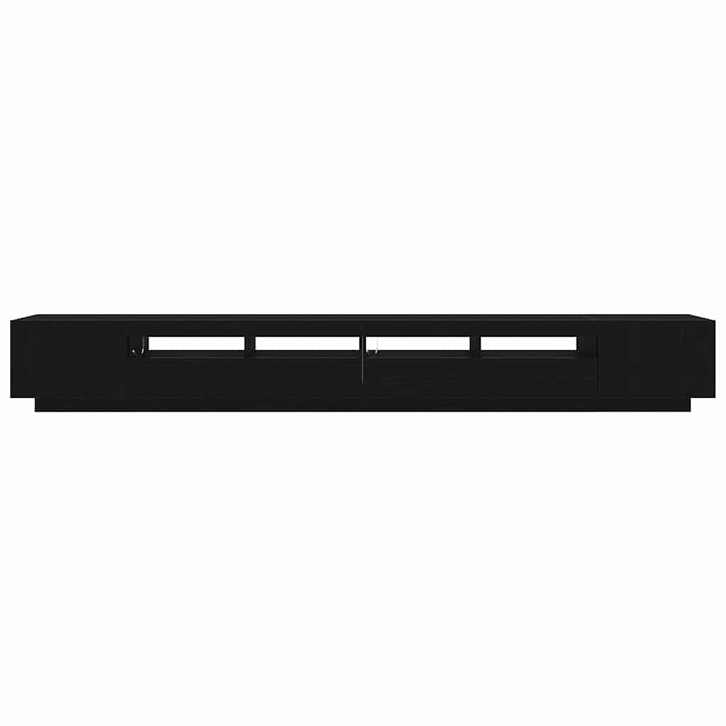 TV spintelių komplektas 3 pcs Juoda 300 x 35 x 40 cm