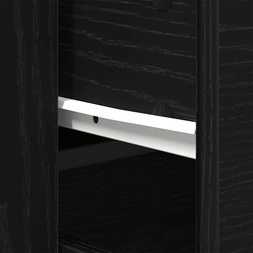 Cabinet Black oak 240 x 33 x 70 cm Processed wood