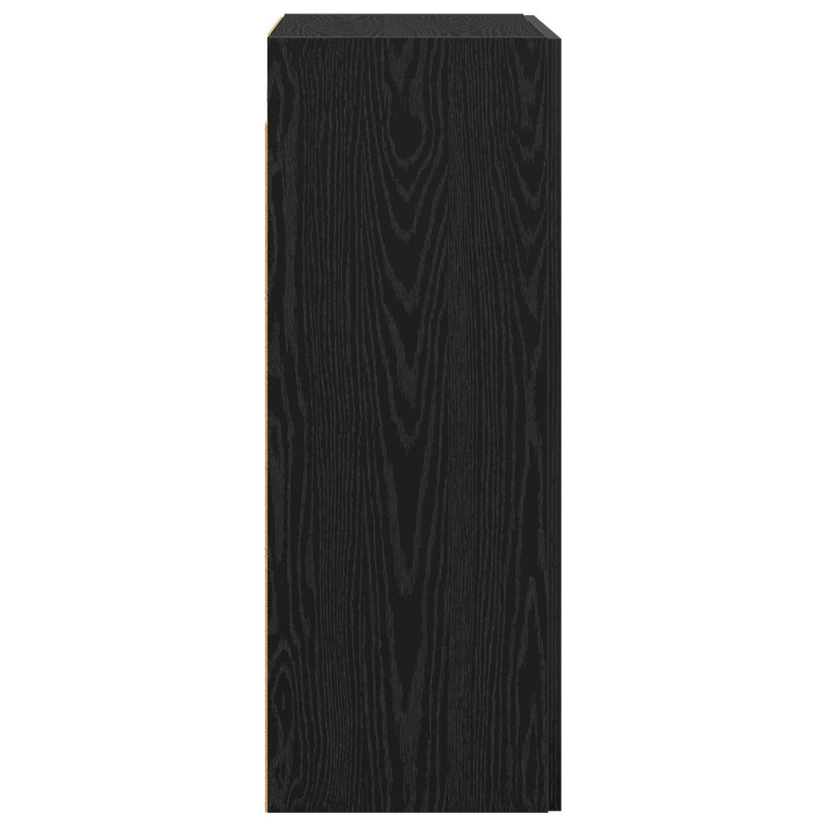 Spintos 2 vnt Juodas 69,5x34x180 cm Inžinerinis medis