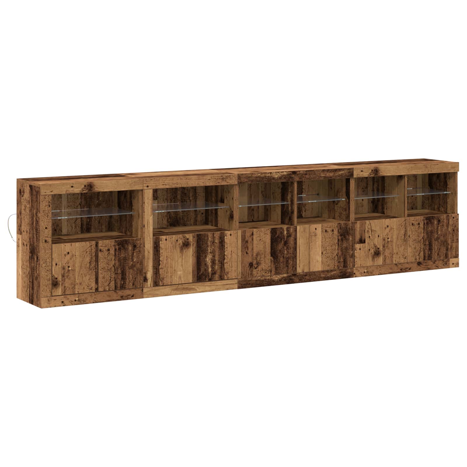 LED Bufetas Senas medis 283 x 37 x 67 cm Apdirbta mediena