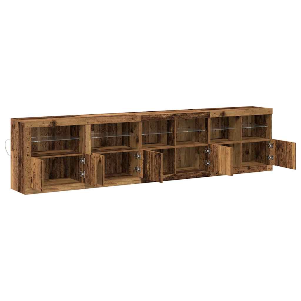 LED Bufetas Senas medis 283 x 37 x 67 cm Apdirbta mediena