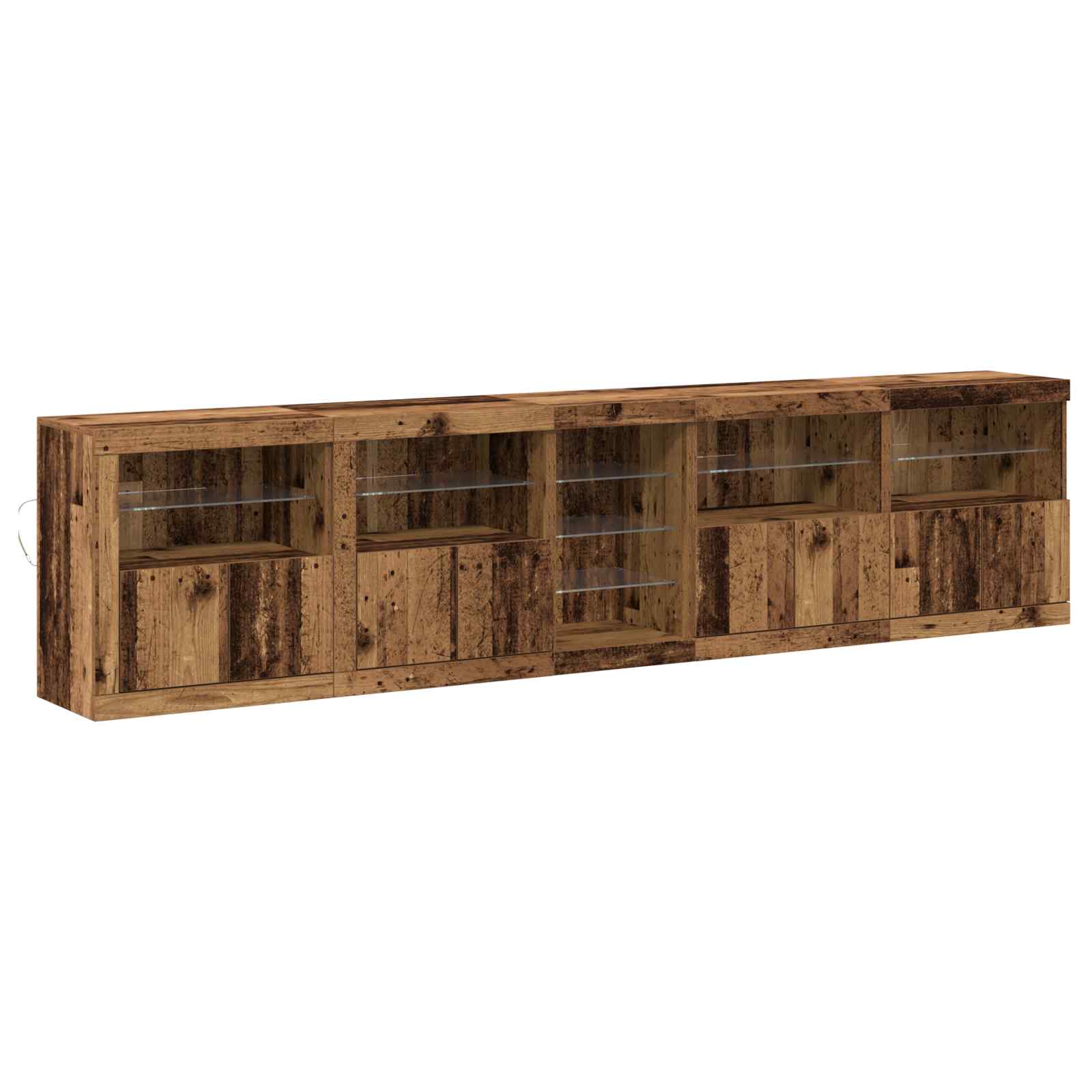 LED Bufetas Senas medis 283 x 37 x 67 cm Apdirbta mediena