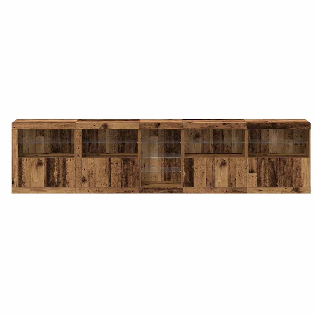 LED Bufetas Senas medis 283 x 37 x 67 cm Apdirbta mediena