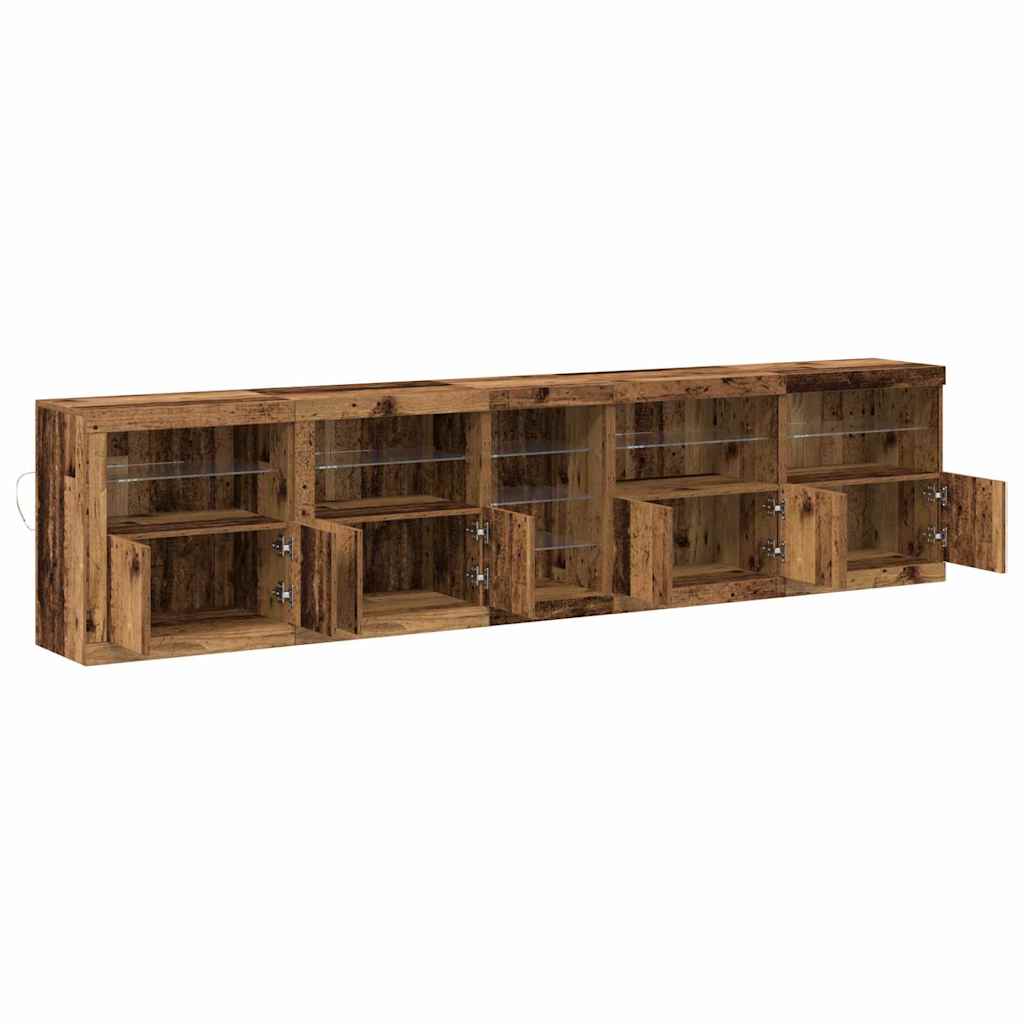 LED Bufetas Senas medis 283 x 37 x 67 cm Apdirbta mediena
