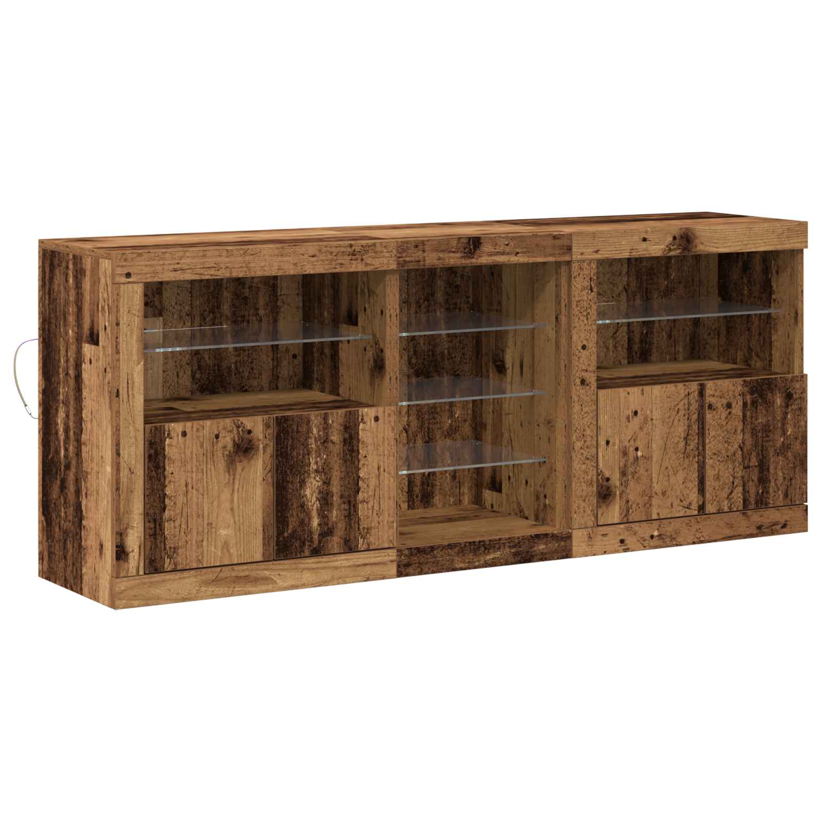 LED Bufetas Senas medis 162 x 37 x 67 cm Apdirbta mediena