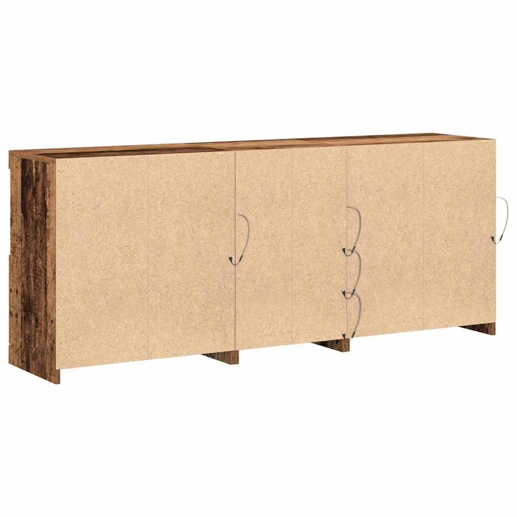 LED Bufetas Senas medis 162 x 37 x 67 cm Apdirbta mediena