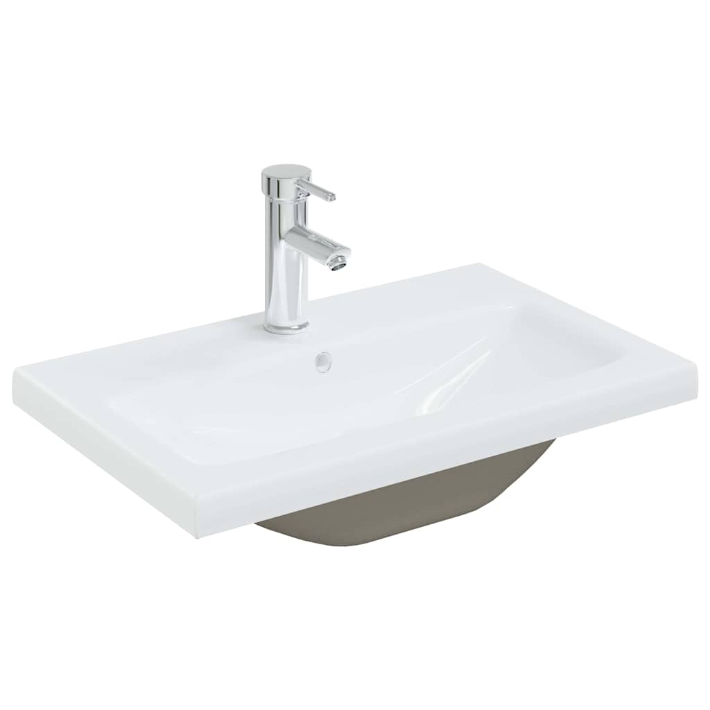 Sink Cabinet with Storage Black Oak 60 x 39 x 62 cm