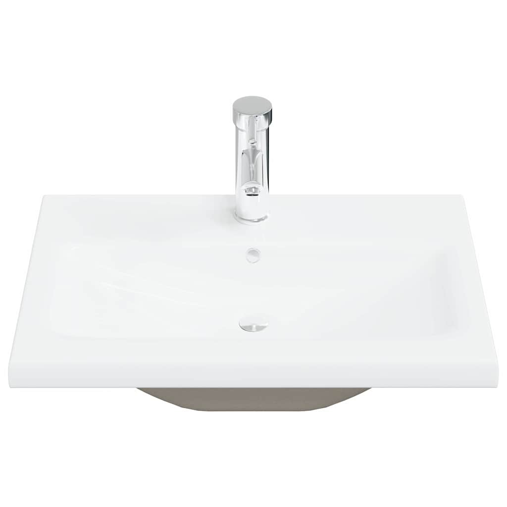 Sink Cabinet with Storage Black Oak 60 x 39 x 62 cm