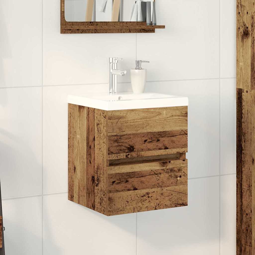 Vannas istabas izlietnes skapis Melnais ozols 80 x 39 x 62 cm
