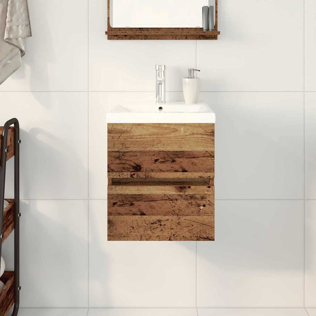 Vannas istabas izlietnes skapis Melnais ozols 80 x 39 x 62 cm