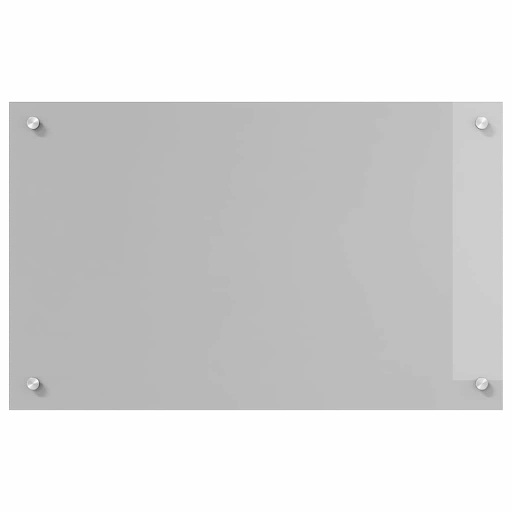 Virtuvės atbraila Šviesiai pilka 80 x 50 cm grūdintas stiklas
