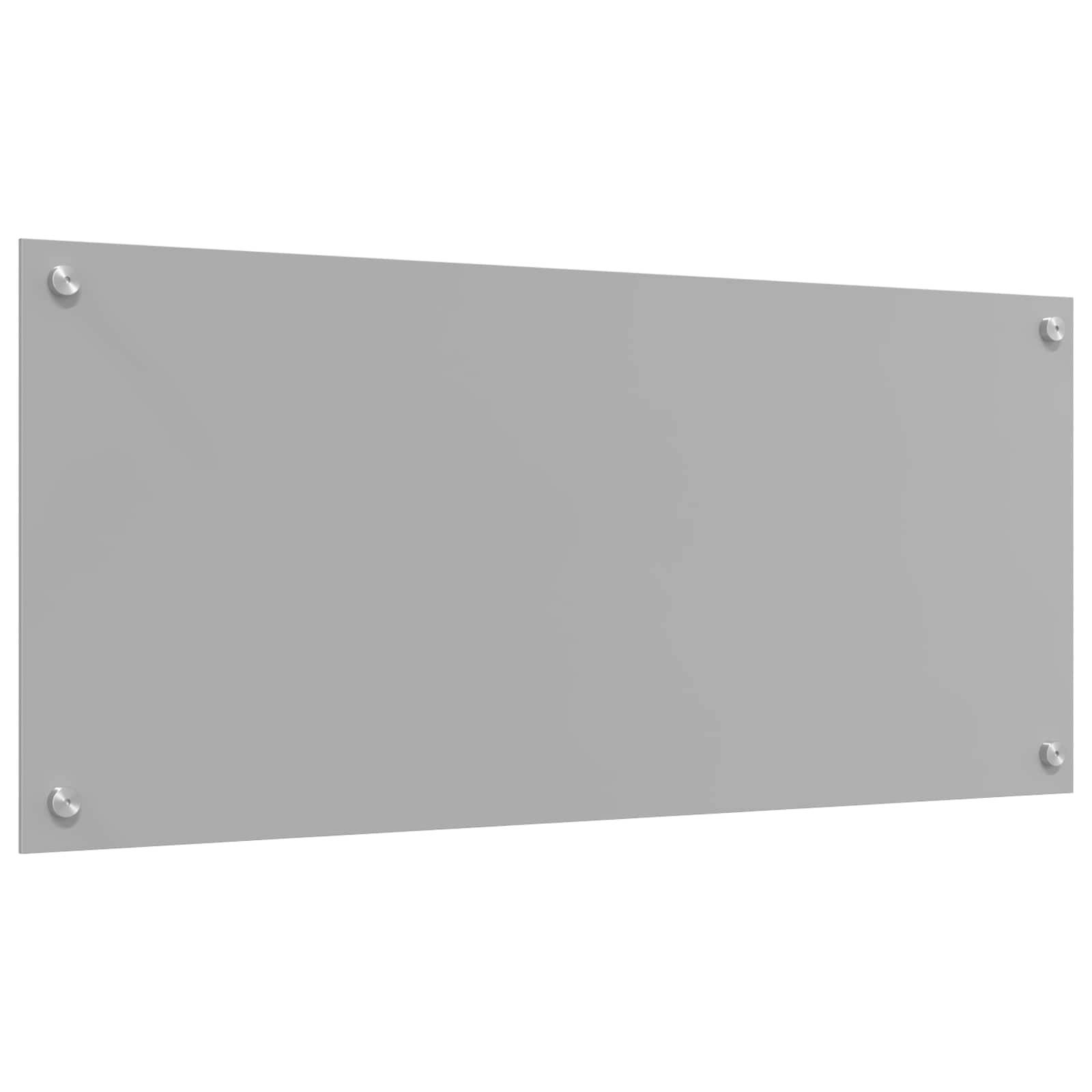 Virtuvės atbraila Šviesiai pilka 90 x 40 cm grūdintas stiklas