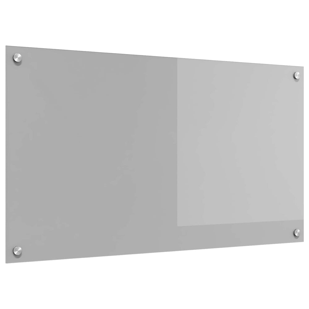 Virtuvės atbraila Šviesiai pilka 90 x 50 cm grūdintas stiklas