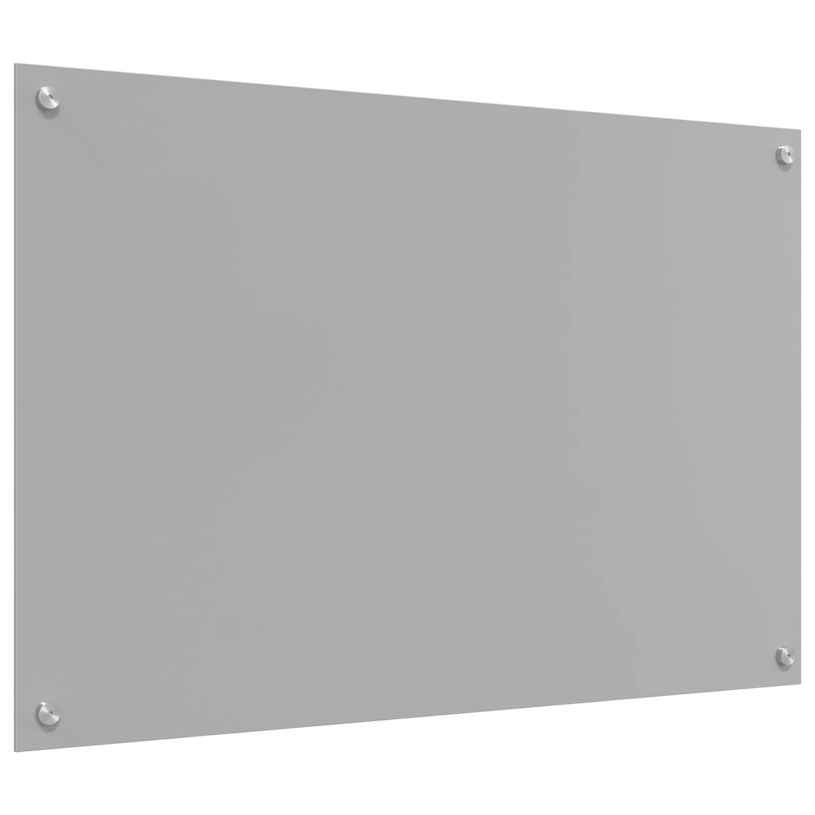 Virtuvės atbraila Šviesiai pilka 90 x 60 cm grūdintas stiklas