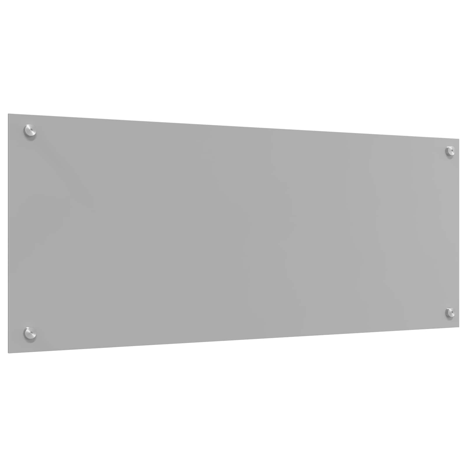 Virtuvės atbraila Šviesiai pilka 100 x 40 cm grūdintas stiklas