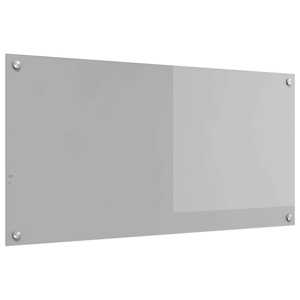 Virtuvės atbraila Šviesiai pilka 100 x 50 cm grūdintas stiklas